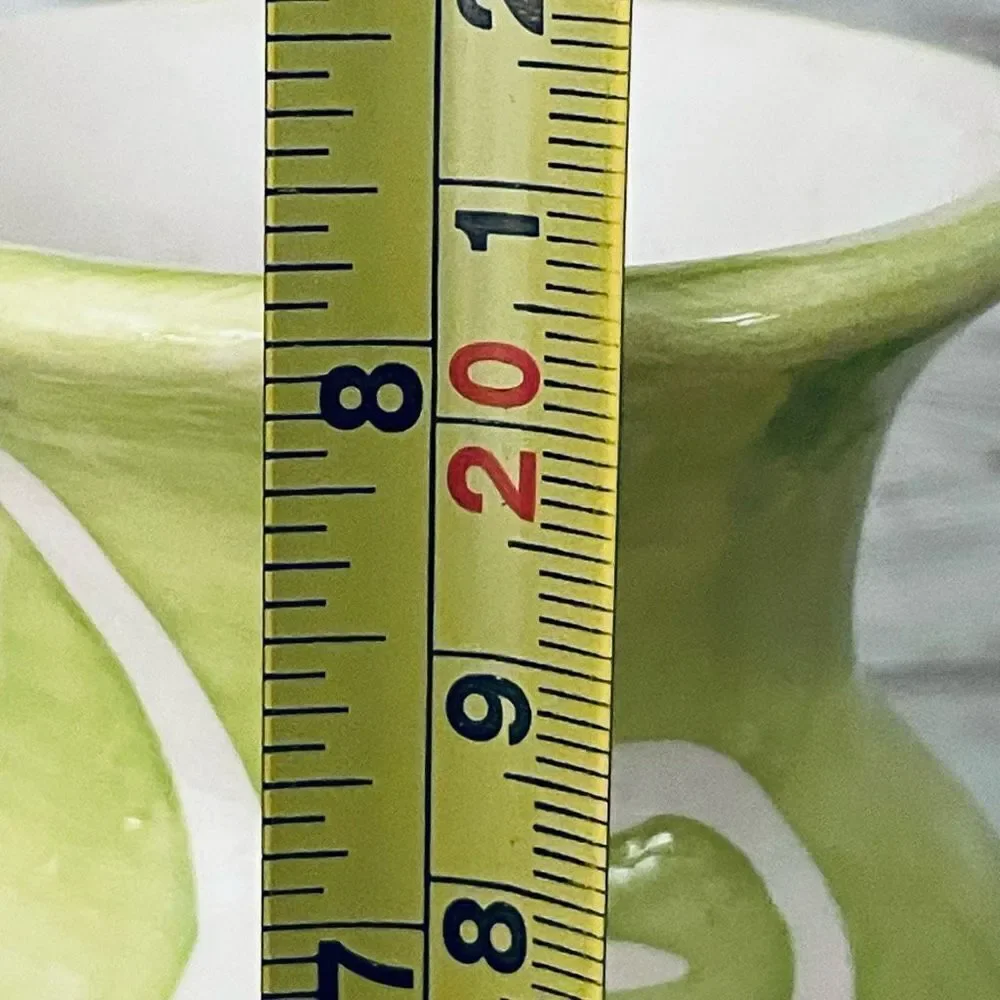 New Gorgeous White & Green Modern Ceramic Vase
